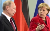 Агела Меркель попросила Владимира Путина помочь освободить наблюдателей ОБСЕ