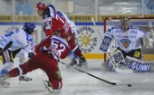 На Чемпионате мирв по хоккею российская сборная одержала победу над финнами