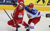 На Чемпионате мира по хоккею российская сборная уверенно прошла в четвертьфинал